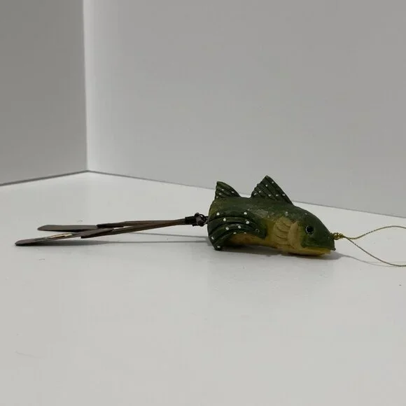 Vintage Fish With Oars Christmas Ornament - Picture 7 of 11
